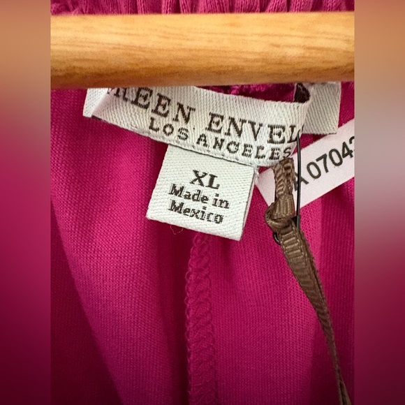 Green Envelope NWT pink sleeveless camo tank halter size XL shirt - Picture 4 of 9